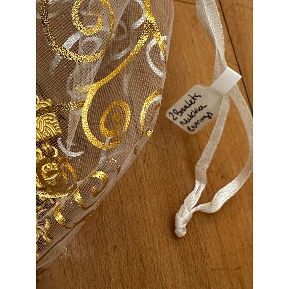 Mystery Jewelry Bag - Prom Formal Fancy Regency Gold Rhinestones - Picture 5 of 6